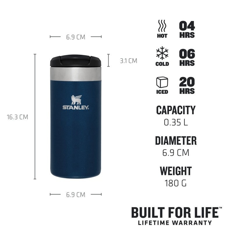 STANLEY Termo hrnček Aerolight 350ml Royal Blue Metallic 1